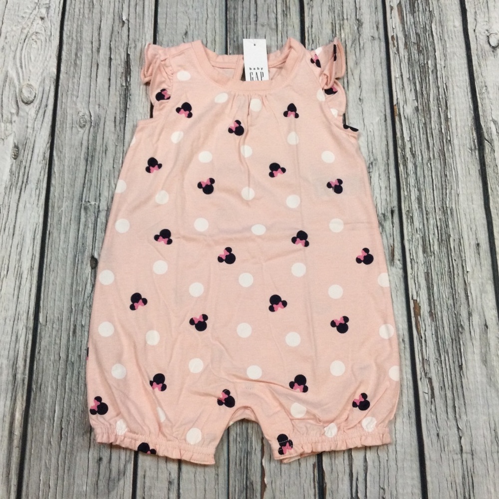 Gap Girl 3 6 18 24 Minnie Mouse Shorts Romper